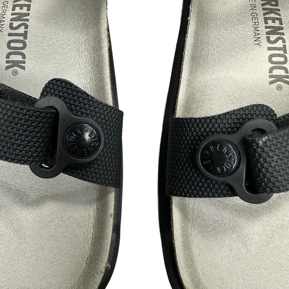 NWOT Birkenstock Men\'s Sahara Black Sandals Slip On Shoes. Sz: EU43/US 10 main image 9